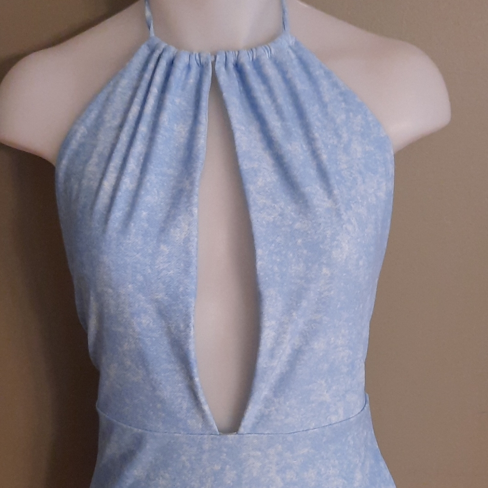 Aerie Sky Blue Women's One Piece Swimsuit - Picture 5 of 11